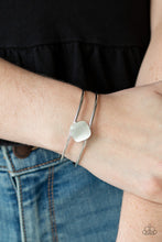 Load image into Gallery viewer, Turn Up The Glow - White cuff BRACELET E097
