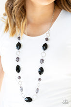 Load image into Gallery viewer, Shimmer Simmer - Black necklace 871
