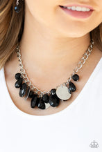 Load image into Gallery viewer, Treasure Shore - Black Necklace D069
