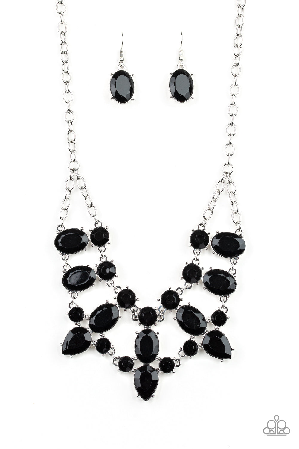 Goddess Glow - black necklace B027