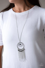 Load image into Gallery viewer, Out of Bounds Shimmer - black necklace 588
