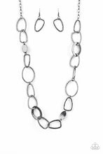 Load image into Gallery viewer, Metro Nouveau - black necklace 809
