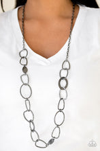 Load image into Gallery viewer, Metro Nouveau - black necklace 809
