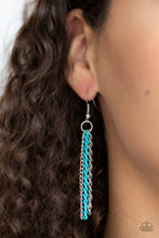 Load image into Gallery viewer, Industrial Vibrance - Blue necklace 529
