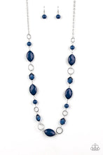 Load image into Gallery viewer, Shimmer Simmer - Blue necklace 1595
