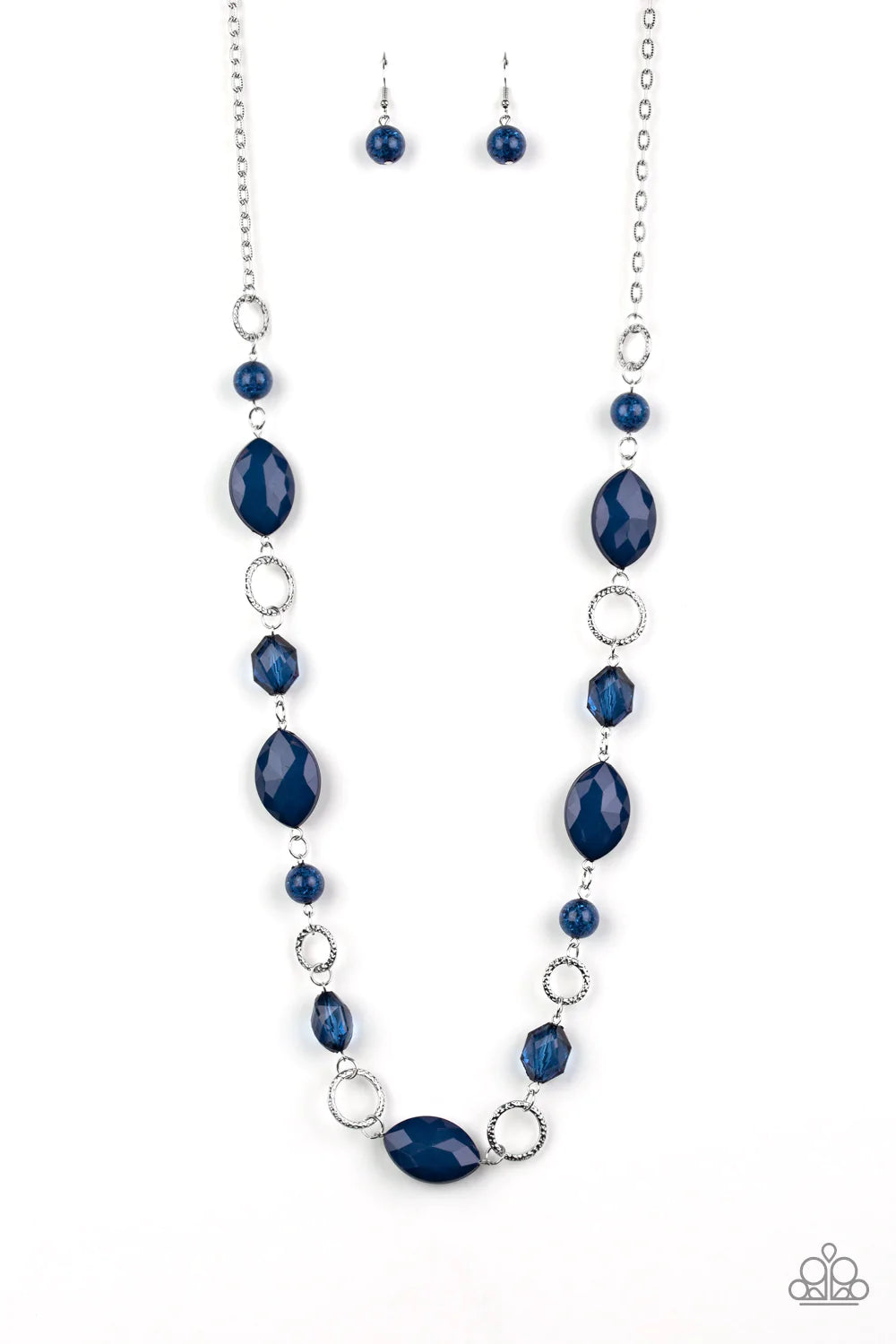 Shimmer Simmer - Blue necklace 1595