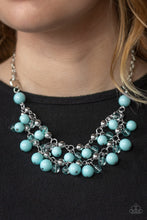 Load image into Gallery viewer, Seaside Soiree - Blue necklace 529
