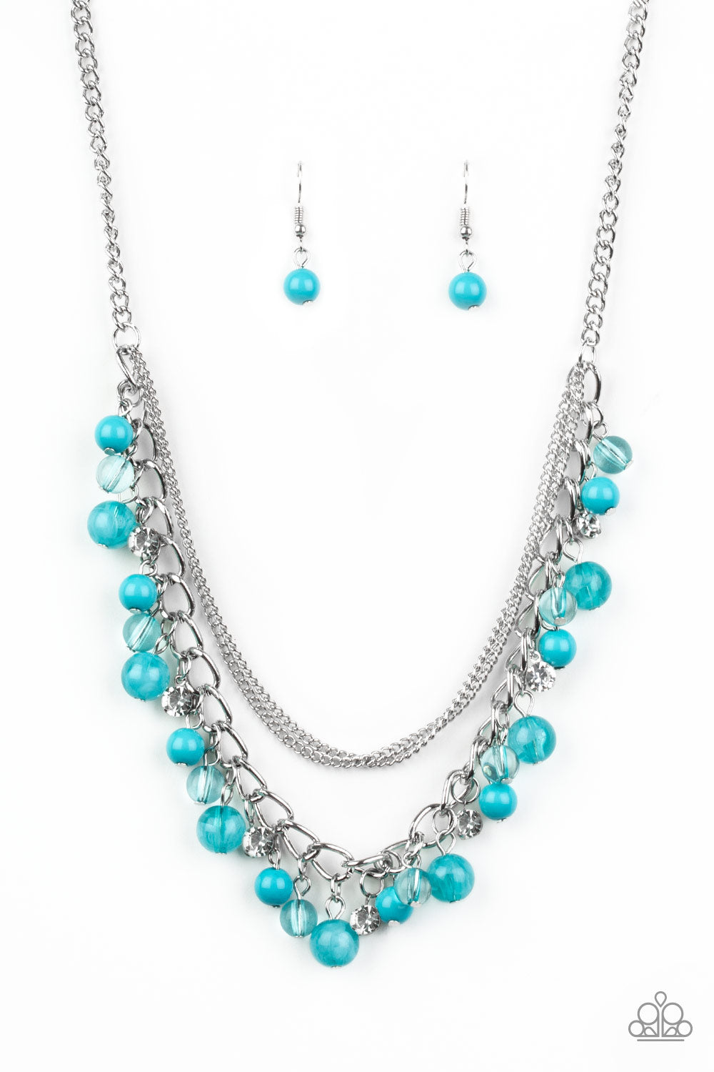 Wait and SEA - Blue necklace B110