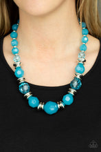 Load image into Gallery viewer, Dine and Dash - Blue necklace 1834
