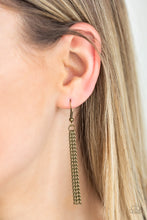 Load image into Gallery viewer, Enmeshed in Mesh - brass necklace 805
