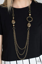 Load image into Gallery viewer, Rebels have more Fun - brass necklace 853
