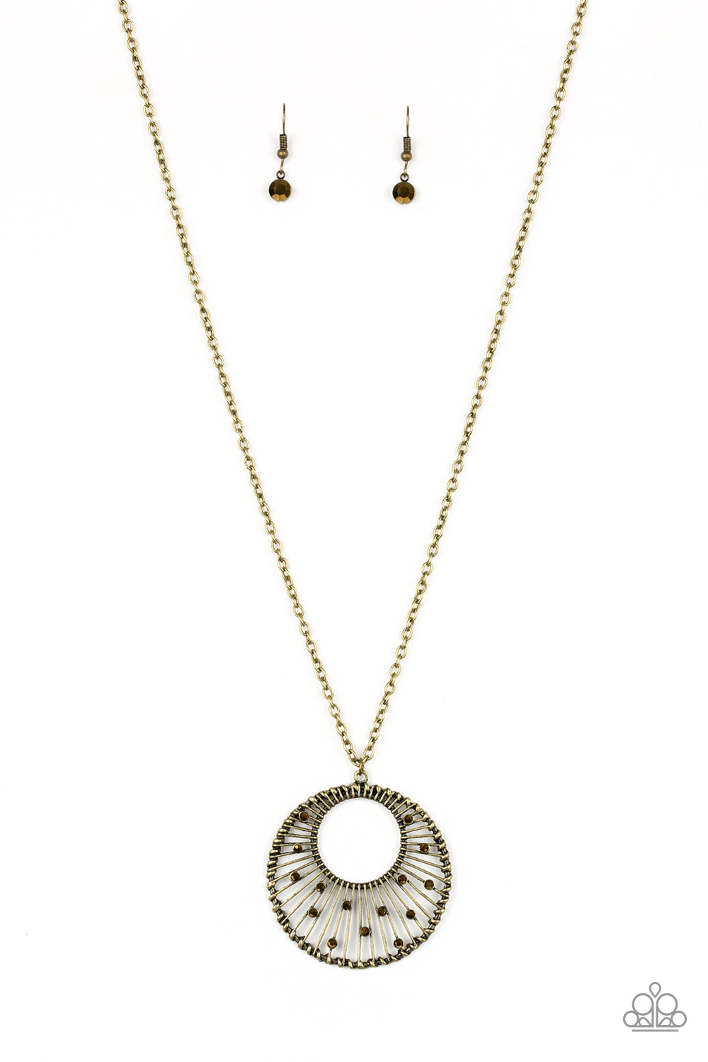 Urban Illumination - brass necklace 516