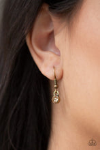 Load image into Gallery viewer, Say You QUILL - Brass Necklace 910
