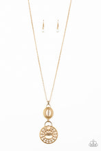 Load image into Gallery viewer, Hook, VINE, and Sinker - Gold necklace 2148
