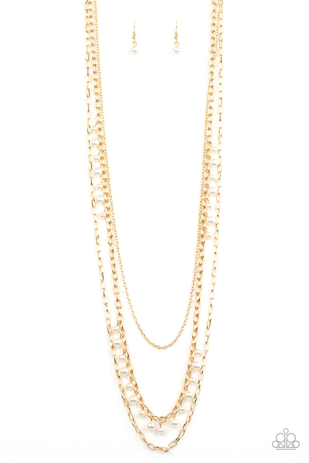 Pearl Pageant - Gold necklace 2148