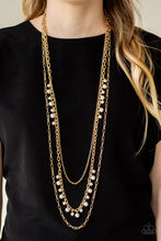 Load image into Gallery viewer, Pearl Pageant - Gold necklace 2148

