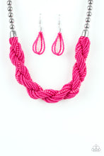Load image into Gallery viewer, Savannah Surfin&#39; - pink necklace B089
