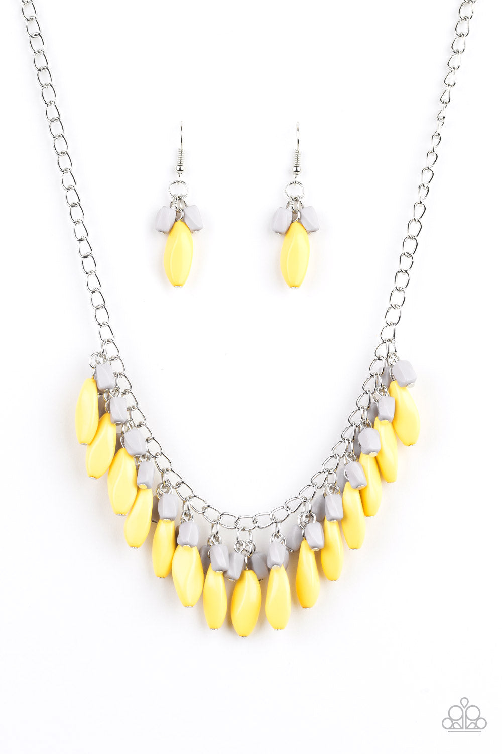 Bead Binge - Yellow necklace 523