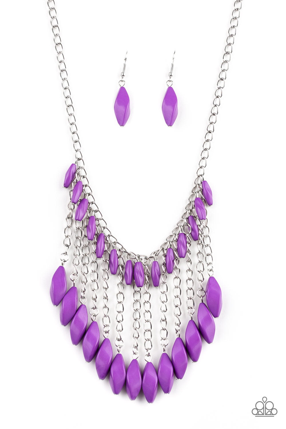 Venturous Vibes - Purple necklace B094