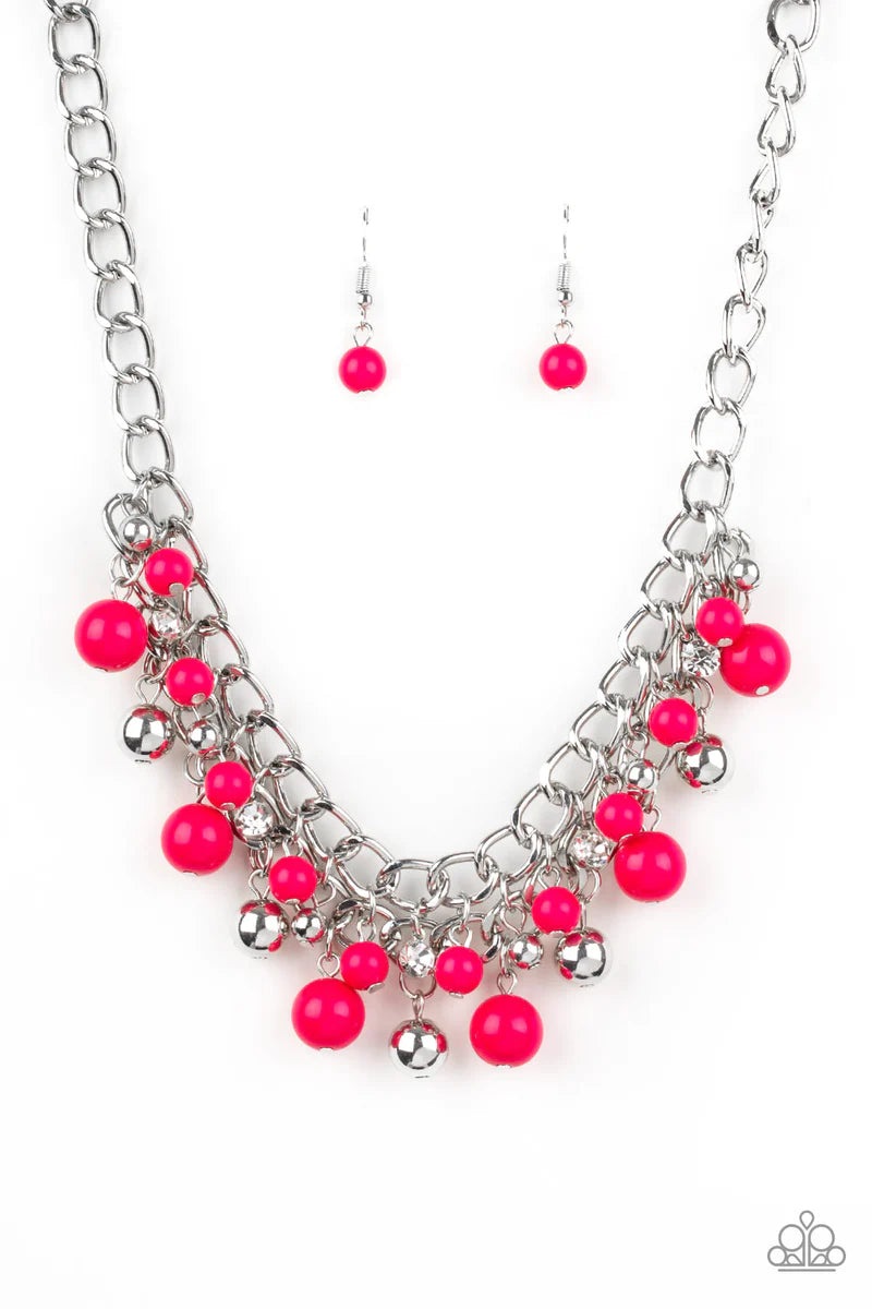The Bride to BEAD - Pink necklace B105