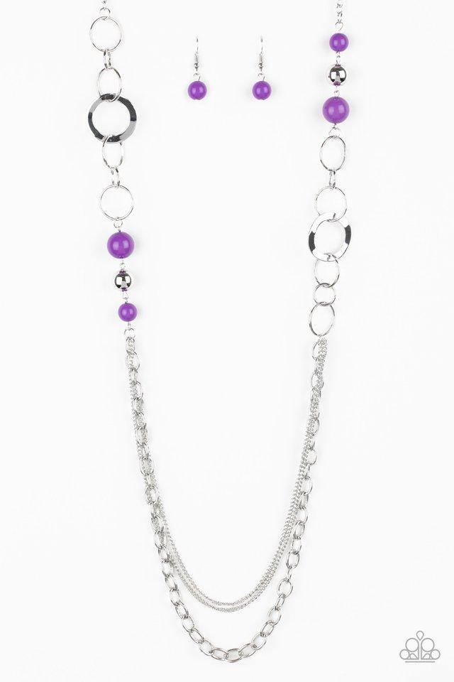 Modern Motley - Purple Necklace 825/955