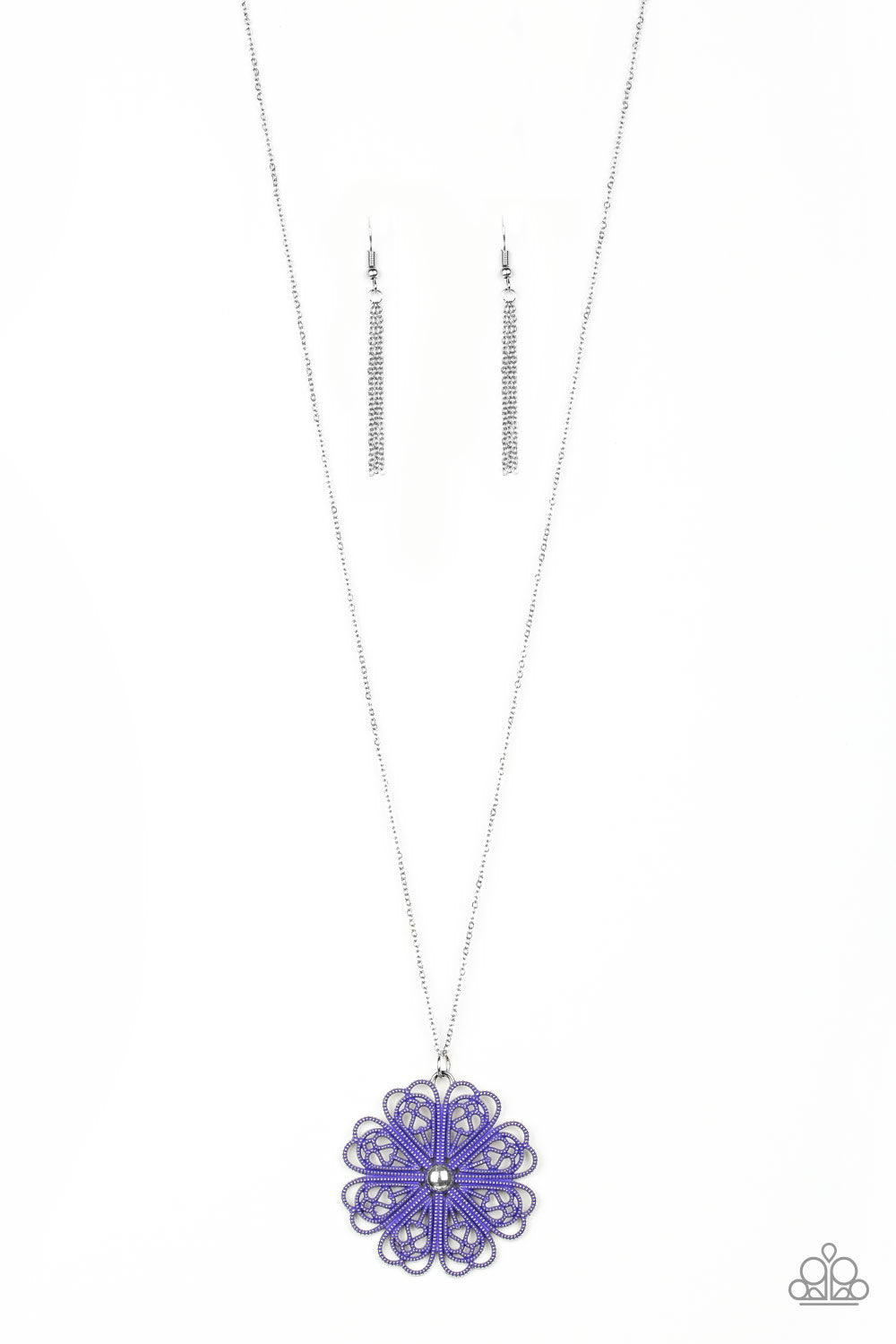 Spin Your PINWHEELS - Purple necklace 590