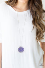 Load image into Gallery viewer, Spin Your PINWHEELS - Purple necklace 590
