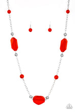 Load image into Gallery viewer, Crystal Charm - Red necklace 1747
