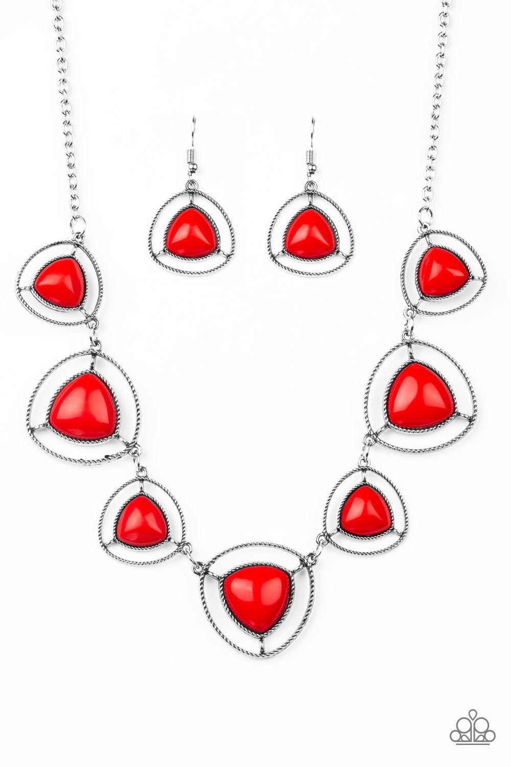 Make A Point - Red necklace B094