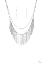 Load image into Gallery viewer, Fierce In Fringe - Silver necklace 622
