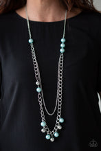 Load image into Gallery viewer, Modern Musical - Blue necklace B089
