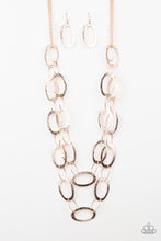 Load image into Gallery viewer, Glimmer Goals - Rose gold necklace 840
