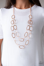 Load image into Gallery viewer, Glimmer Goals - Rose gold necklace 840
