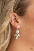 Load image into Gallery viewer, Extra Elite - White post earring 1640
