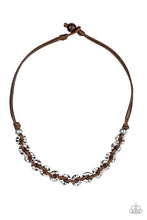 Load image into Gallery viewer, Joy Riding - Brown urban necklace plus matching bracelet Ride The Rails - Brown 1866
