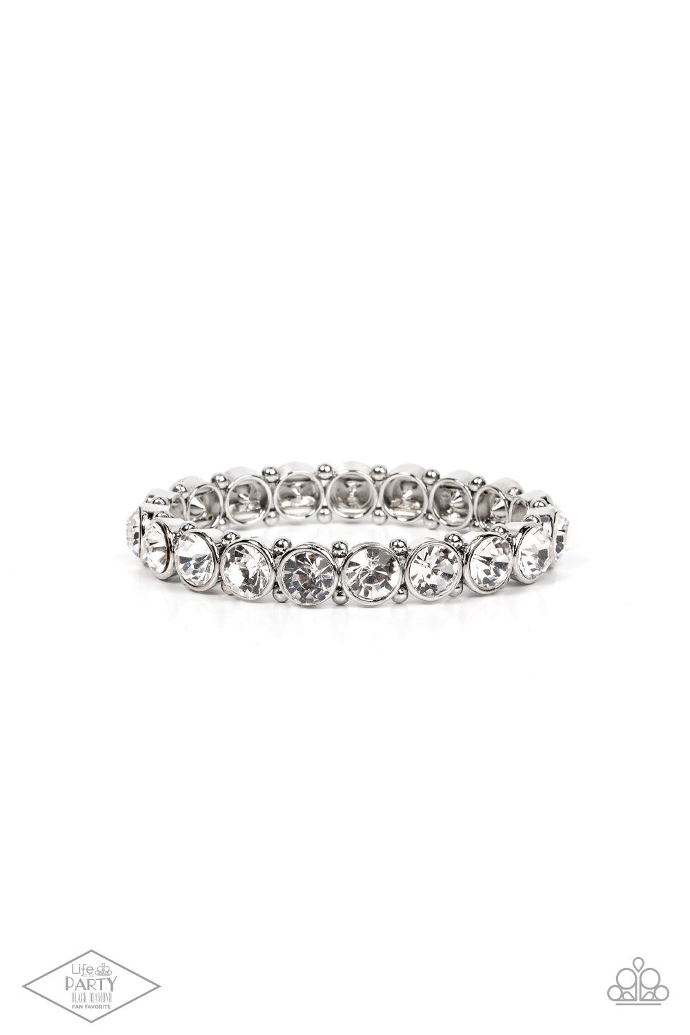 Sugar-Coated Sparkle - White bracelet A040/2135