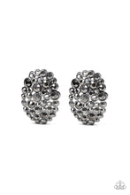 Load image into Gallery viewer, Daring Dazzle - black post earring 841
