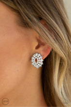 Load image into Gallery viewer, Brighten The Moment - White clip-on earring 1564
