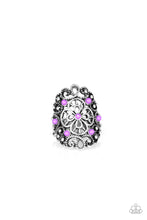 Load image into Gallery viewer, Floral Fancies - Purple ring 2114
