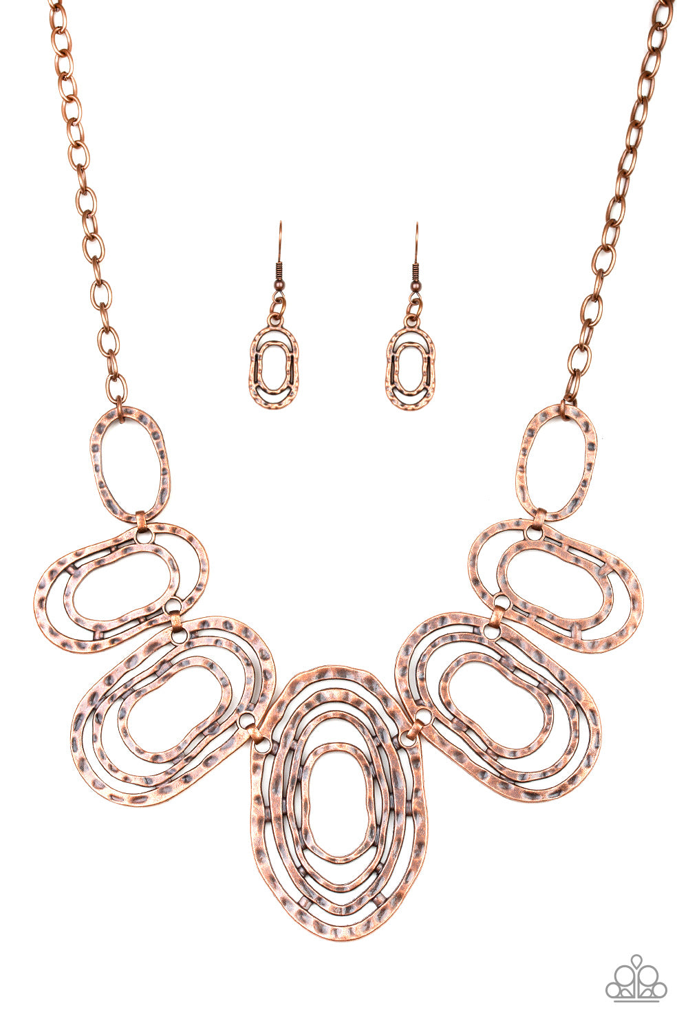 Empress Impressions - copper necklace 728