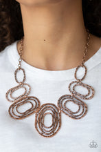 Load image into Gallery viewer, Empress Impressions - copper necklace 728
