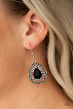 Load image into Gallery viewer, Limo Service - Black earring 861
