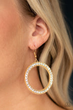 Load image into Gallery viewer, Haute Halo - gold earring F028
