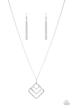 Load image into Gallery viewer, Square It Up - Silver necklace 2115
