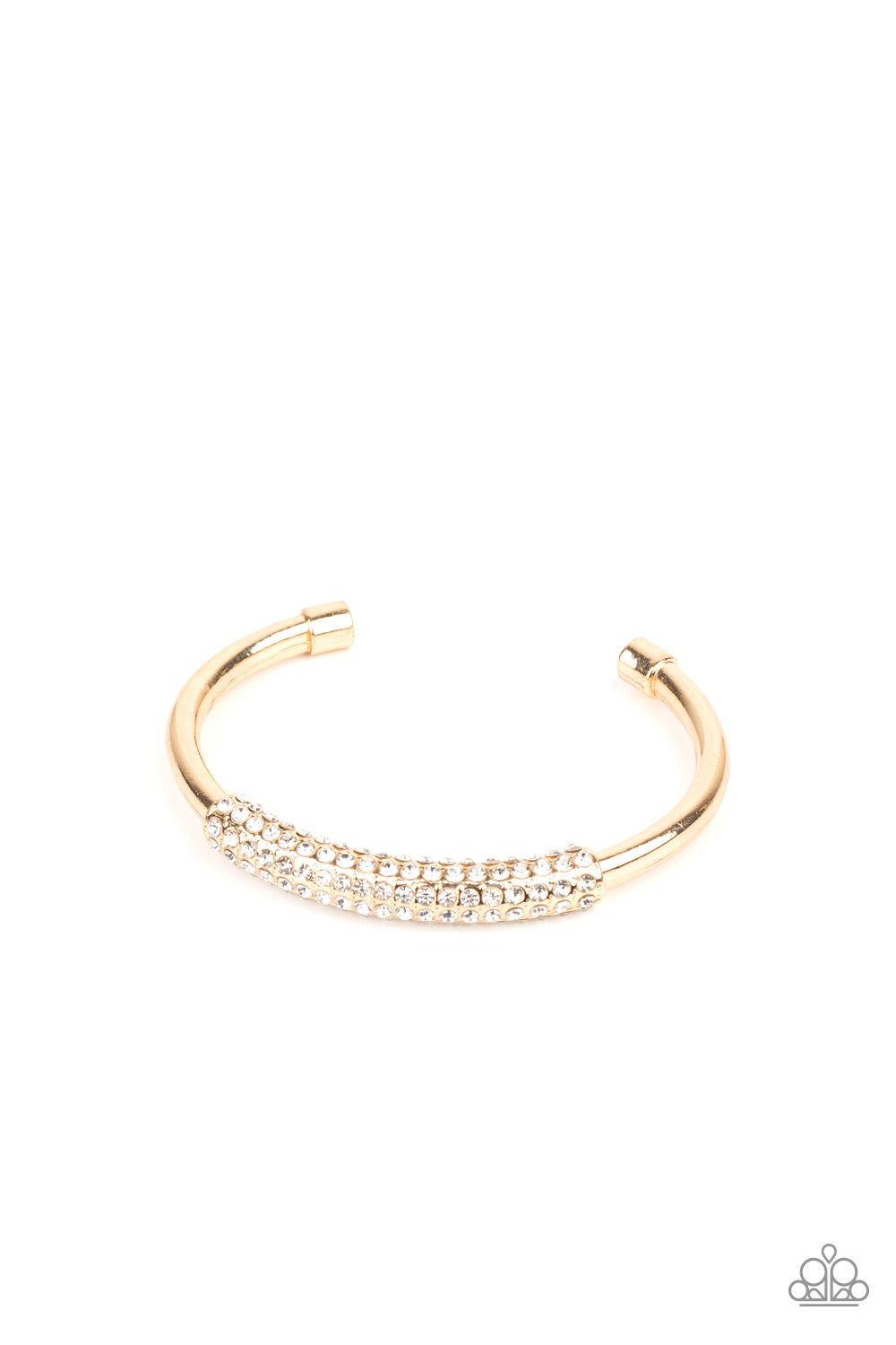 Day to Day Dazzle - Gold cuff bracelet 2061