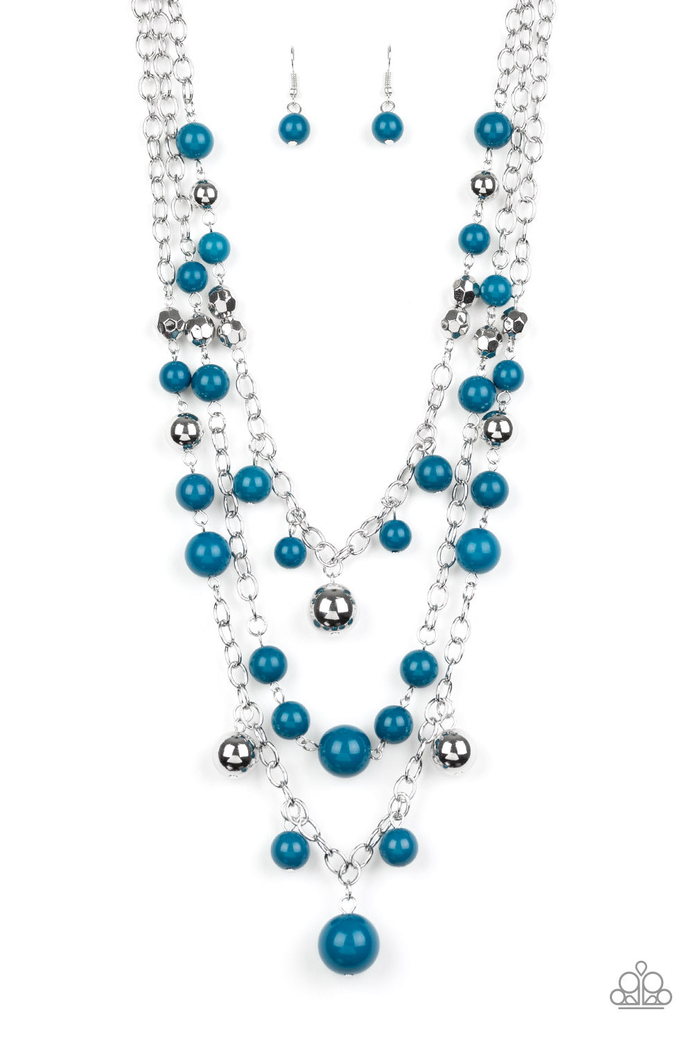 The Partygoer - Blue necklace 982