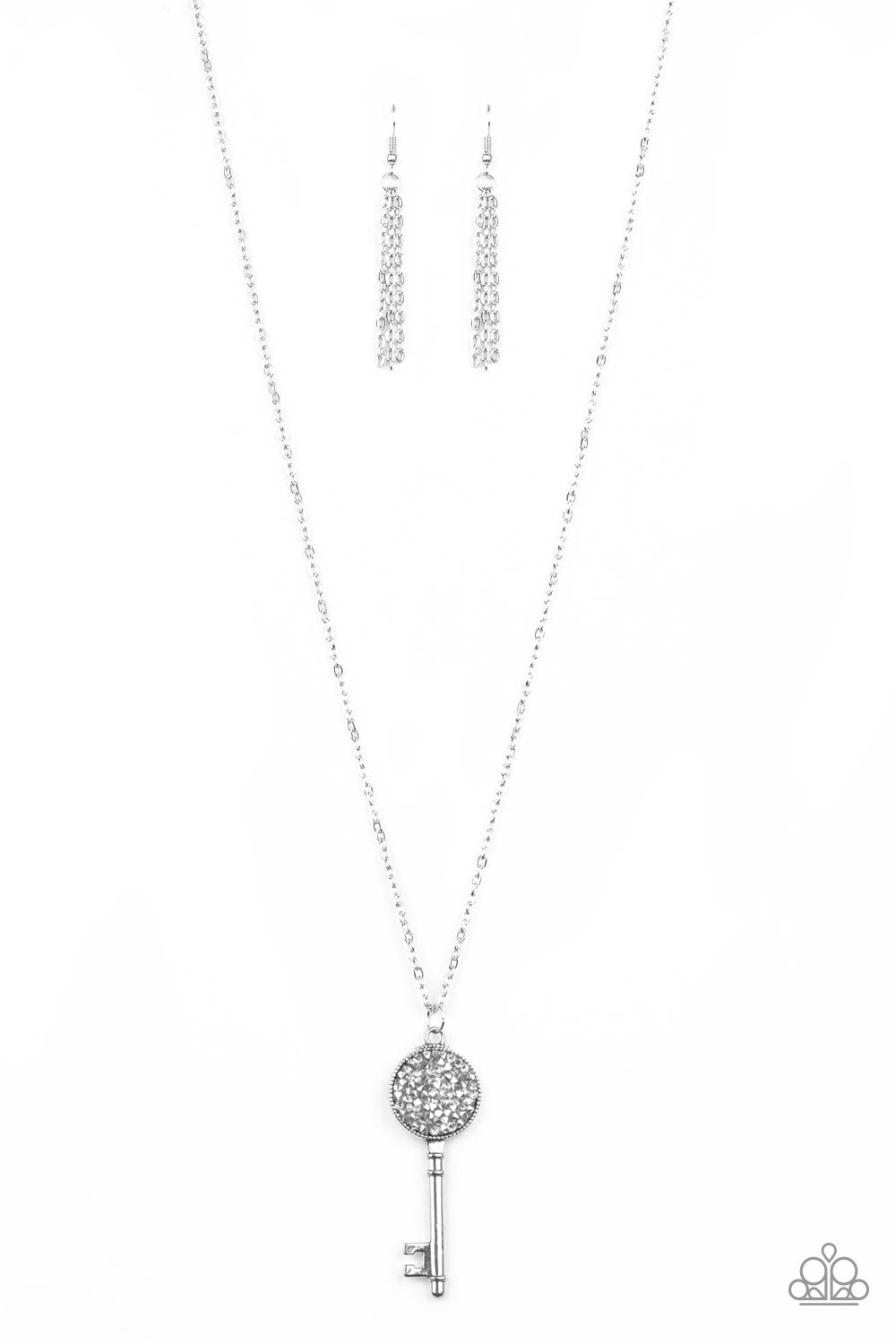 Key Keepsake - White necklace 1961