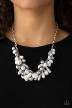 Load image into Gallery viewer, Full Out Fringe - White necklace 807
