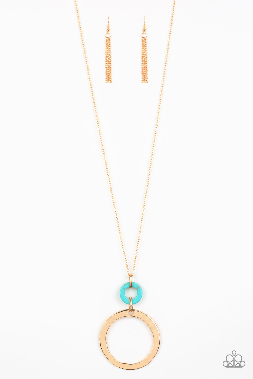 Optical Illusion - Gold Necklace 2093