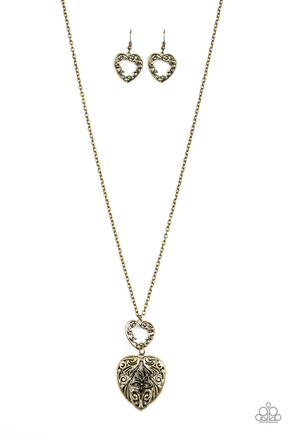 Garden Lovers - Brass necklace 1869